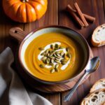 Sopa de Calabaza Cremosa sin Lactosa